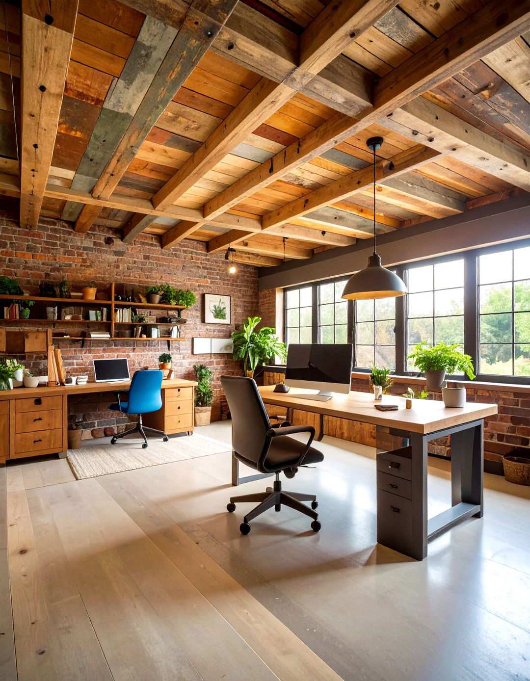 Reclaimed Material Basement Ceilings for Eco Friendly Style - 20 Basement Ceiling Ideas
