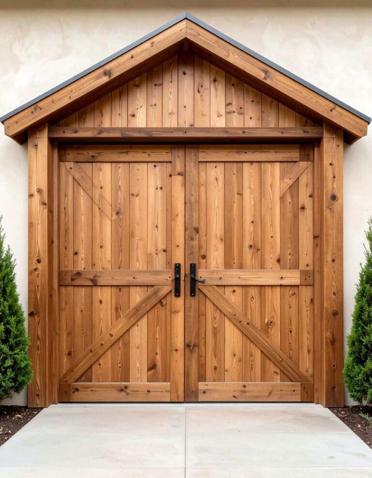 Reclaimed Wood Barn Door Warmth - 20 Barn Door Ideas