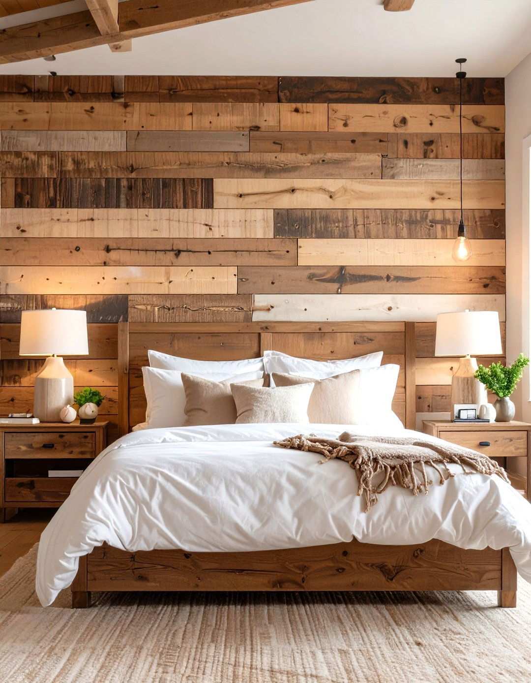Reclaimed Wood Baseball Accent Wall - 20 Baseball Room Decor Ideas