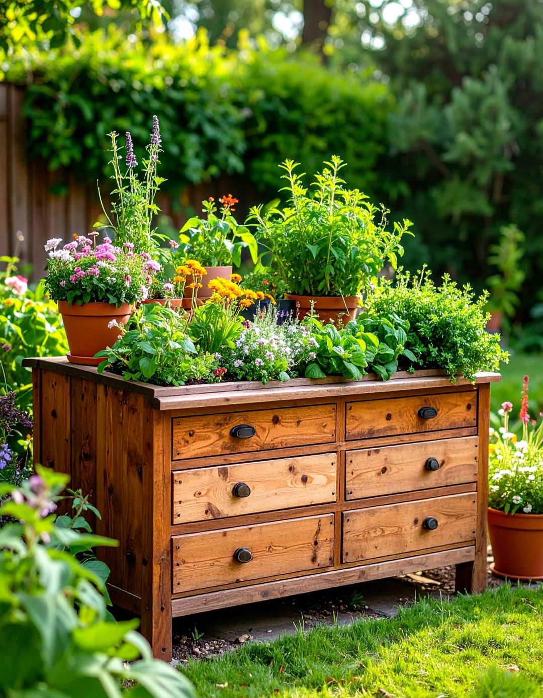 Repurposed Furniture Raised Garden Bed - 20 Inexpensive Raised Garden Bed Ideas
