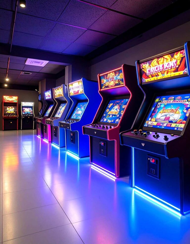 Retro Arcade Game Room Paradise - 20 Basement Game Room Ideas