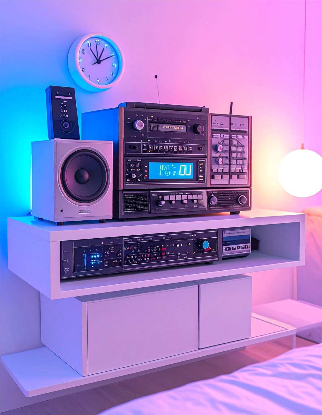 Retro Electronics Bedroom Display - 20 80s Bedroom Ideas
