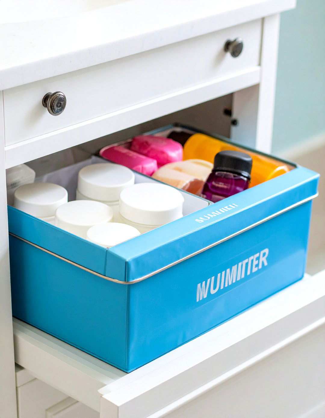 Rotate Seasonal Products via Drawer Swap Out - 20 Bathroom Drawer Organization Ideas