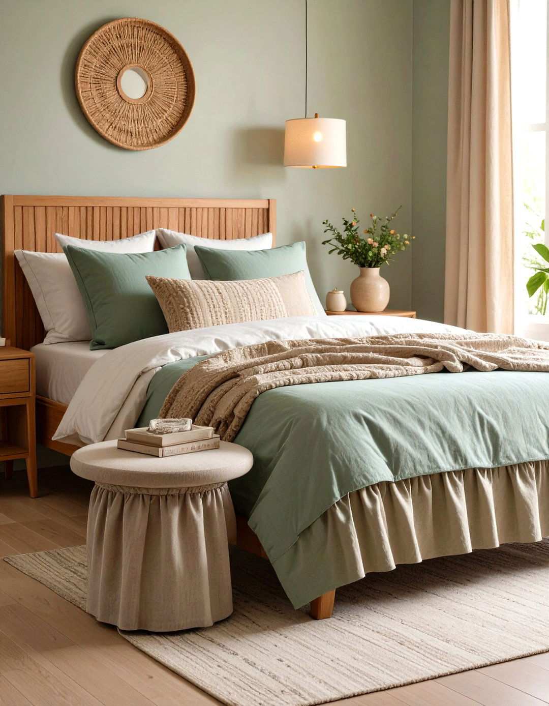 Round Skirted Tables for s Elegance - 20 1990s Interior Design Ideas