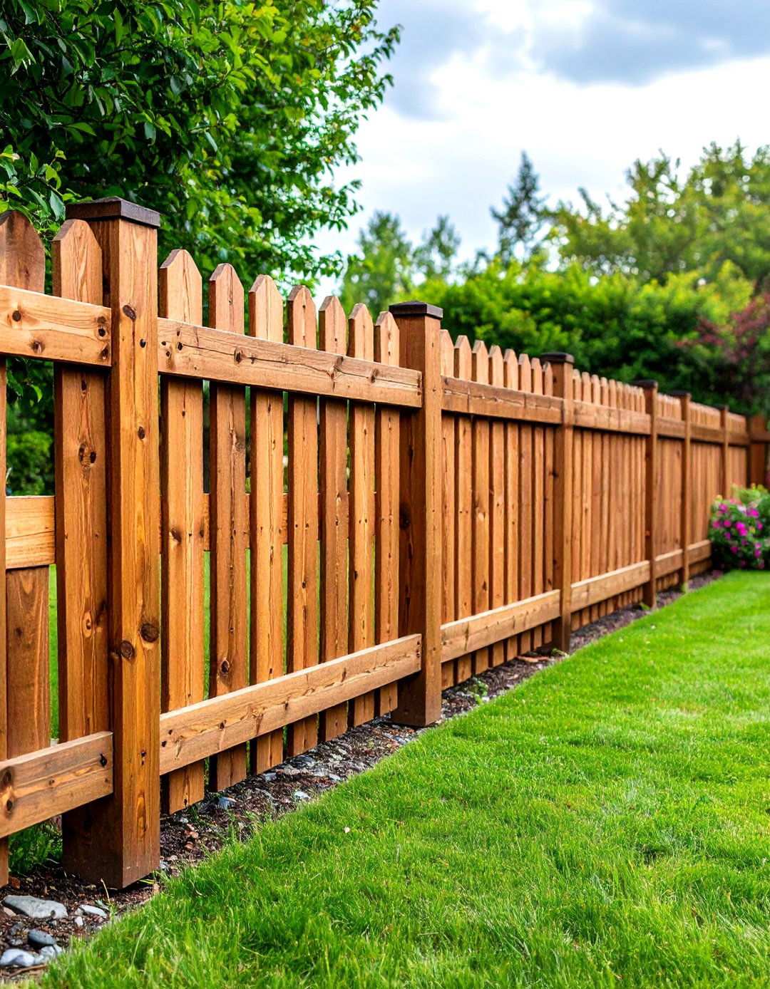 Rustic Split Rail Backyard Fence - 20 Backyard Fence Ideas