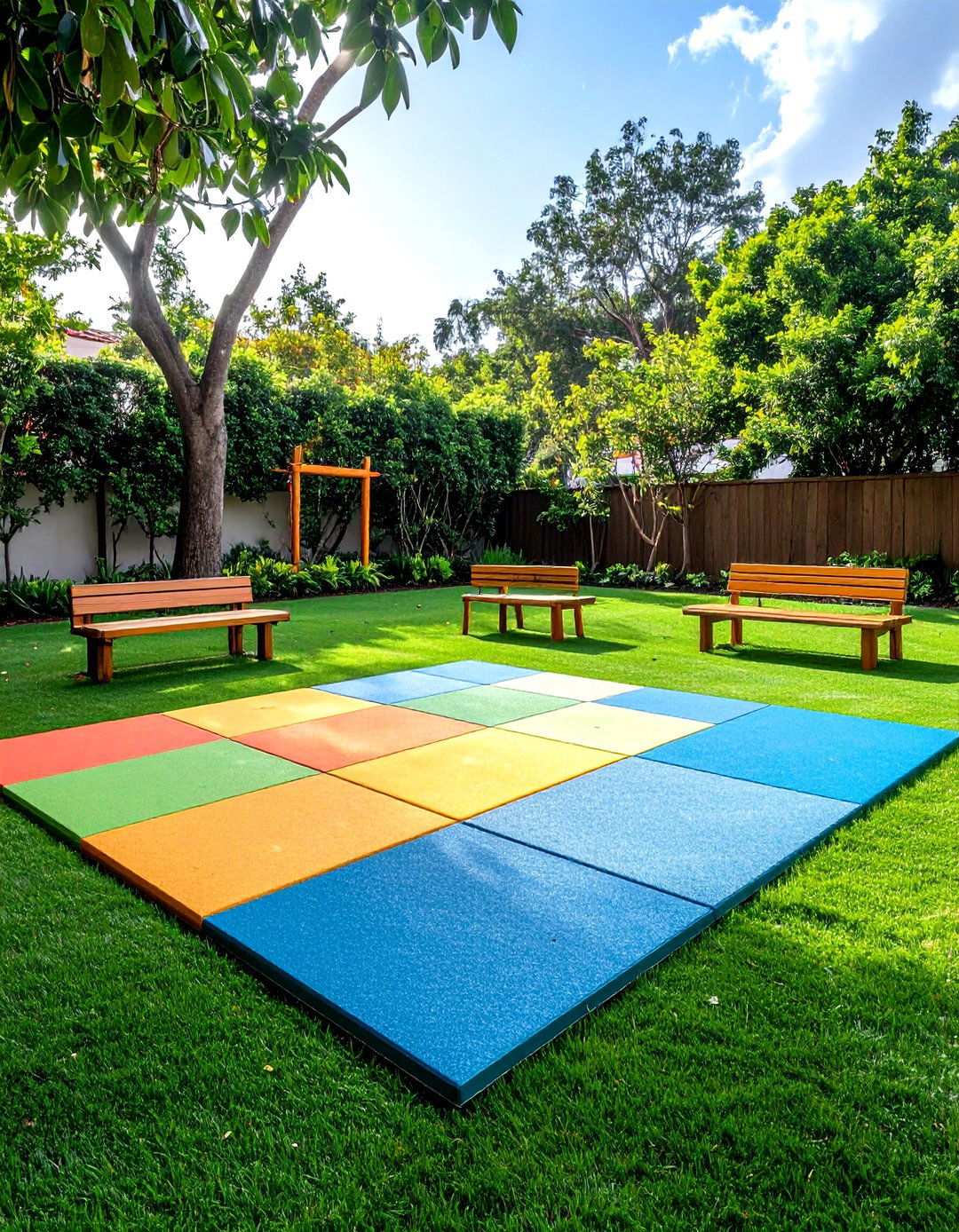 Safety First Playground Turf - 20 Backyard Turf Ideas