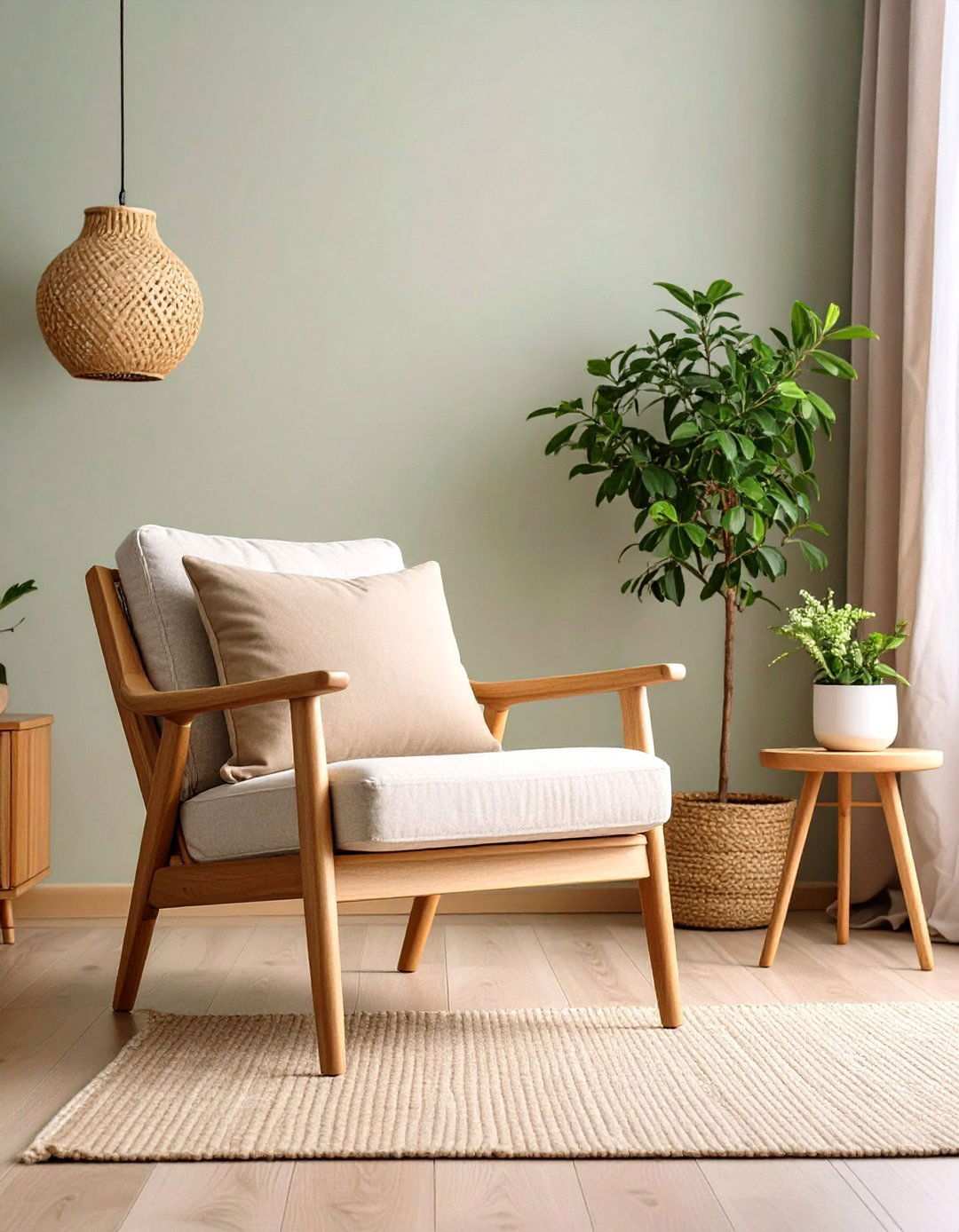 Scandinavian Accent Chair Bedroom Seating Area - 20 Bedroom Seating Area Ideas