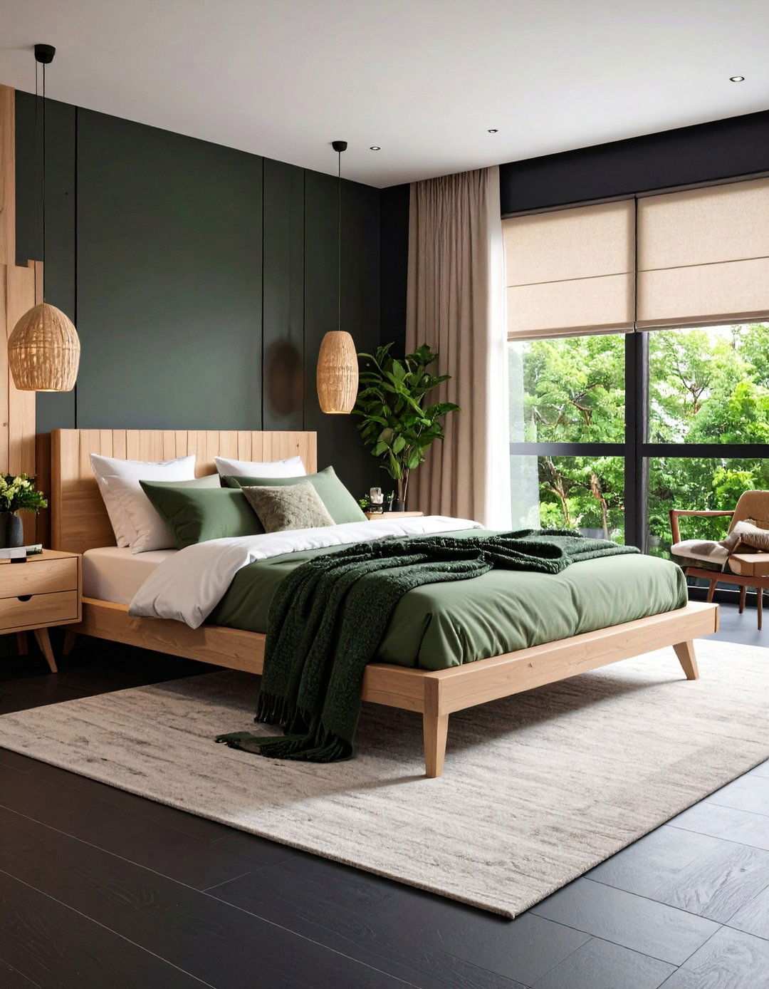 Scandinavian Bright Light Approach - 20 Black Floor Bedroom Ideas