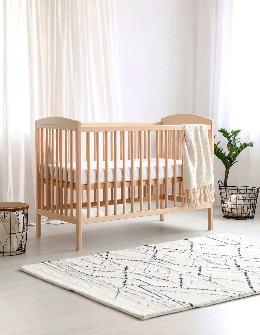 Scandinavian Minimalist Baby Girl Nursery - 20 Baby Girl Nursery Ideas