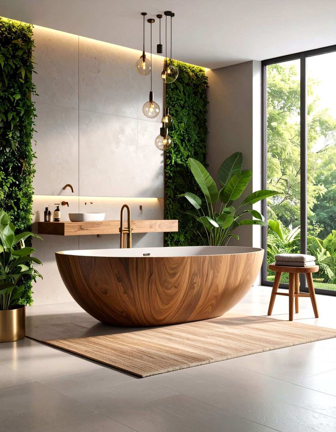 Sculptural Freestanding Bathtub Centerpiece - 20 Bathtub Ideas