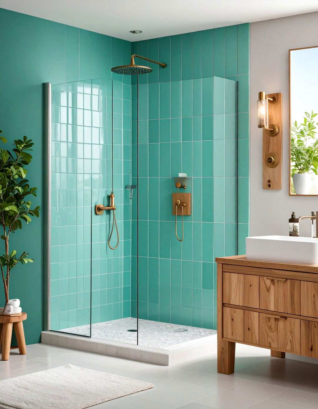 Seafoam Subway Tiles Channel Coastal Calm - 20 Bathroom Tile Ideas