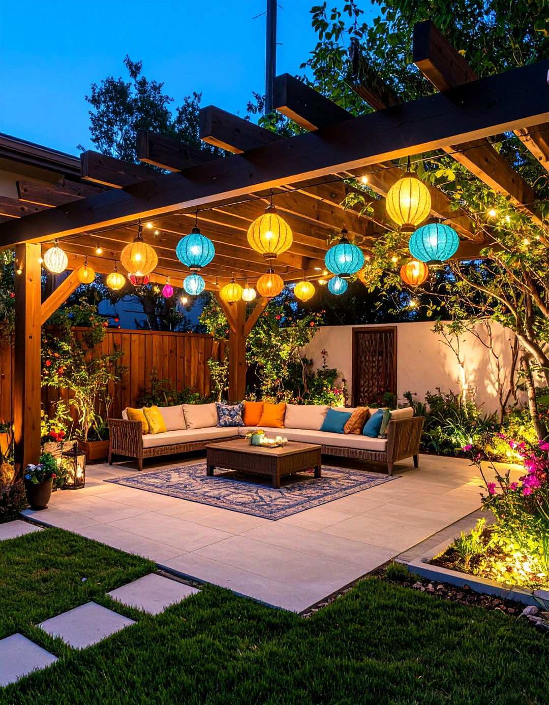 Seasonal and Holiday Backyard Lighting Displays - 20 Backyard Lighting Ideas