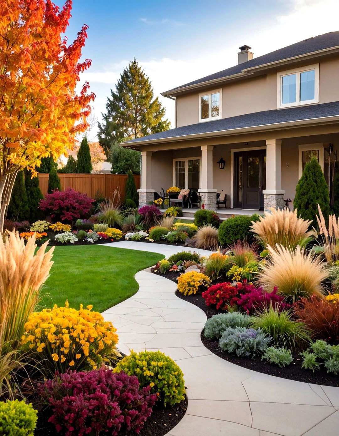 Seasonal Backyard Color and Interest - 20 Backyard Ideas