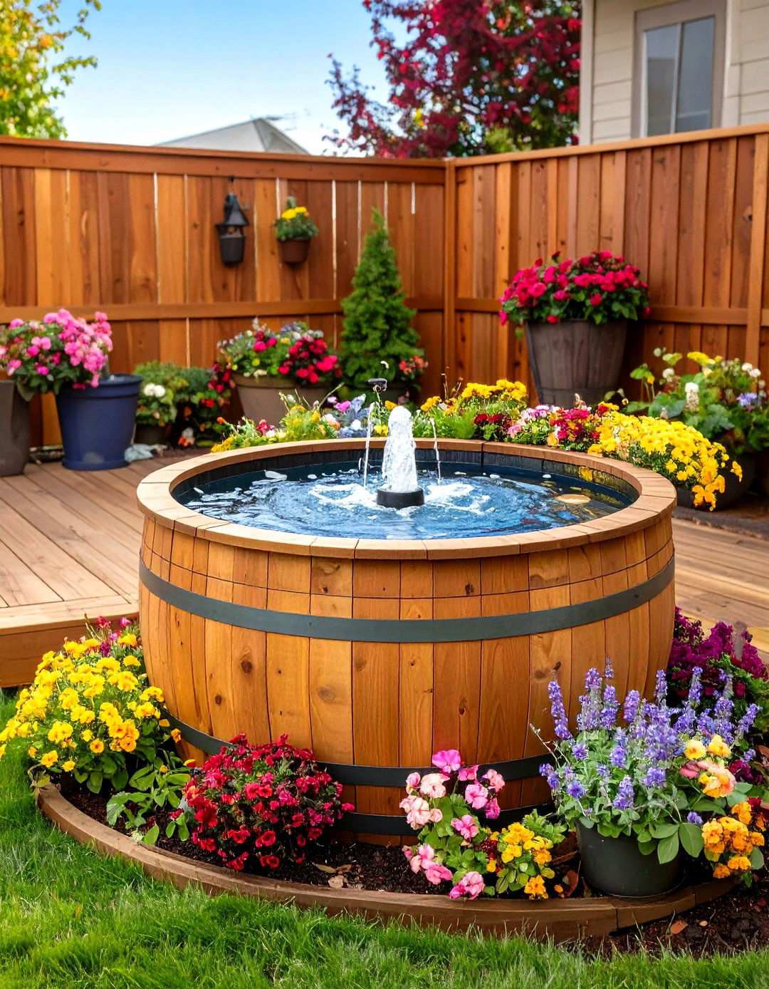 Seasonal Backyard Fountains for Year Round Interest - 20 Backyard Fountain Ideas