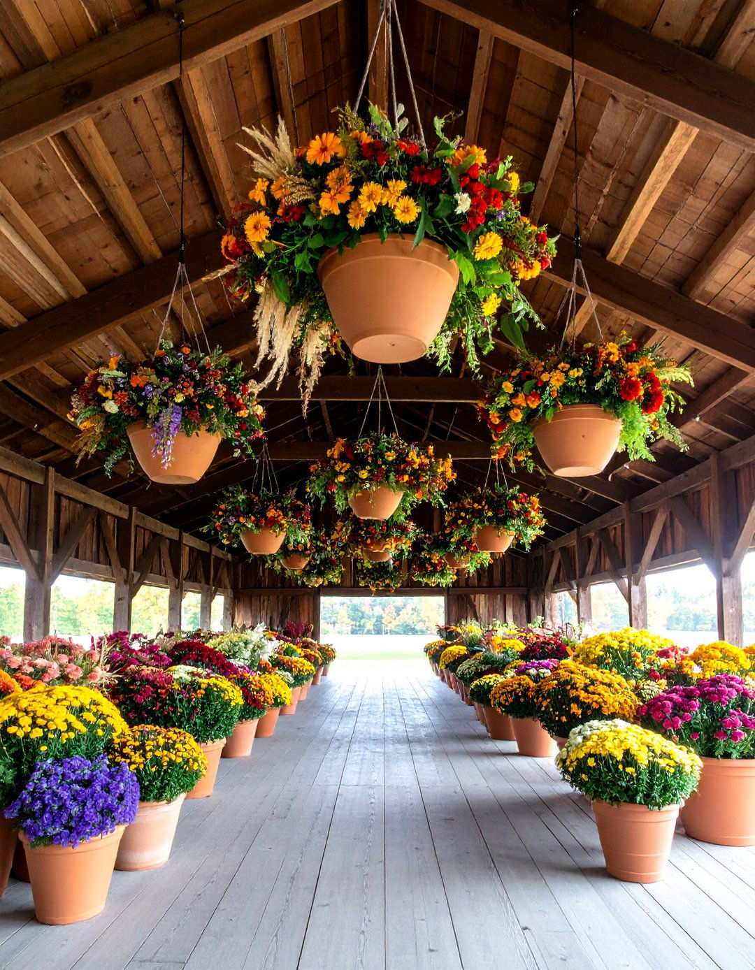 Seasonal Barn Wedding Floral Arrangements - 20 Barn Wedding Ideas