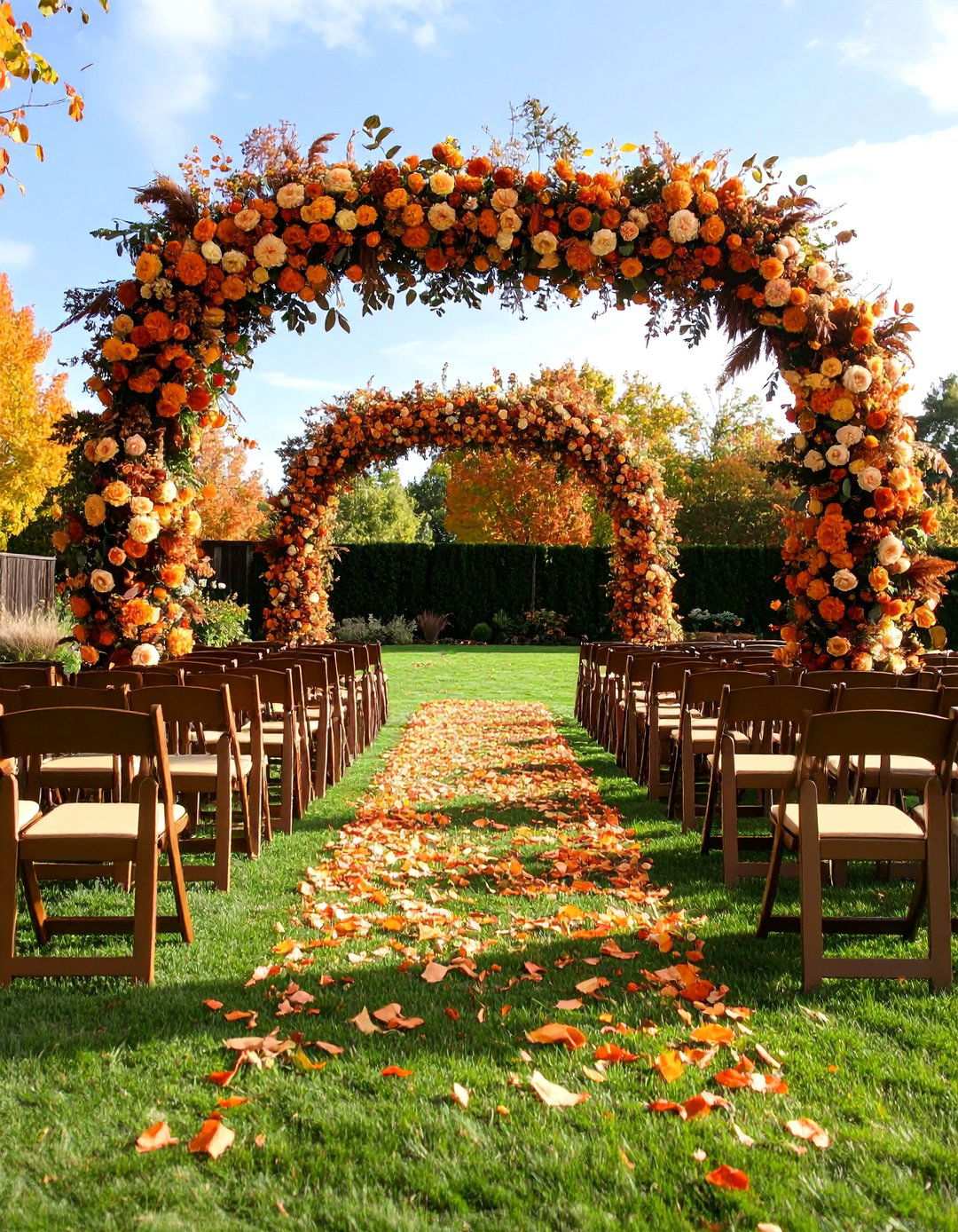 Seasonal Flower Arrangements for Backyard Wedding Beauty - 20 Backyard Wedding Ideas