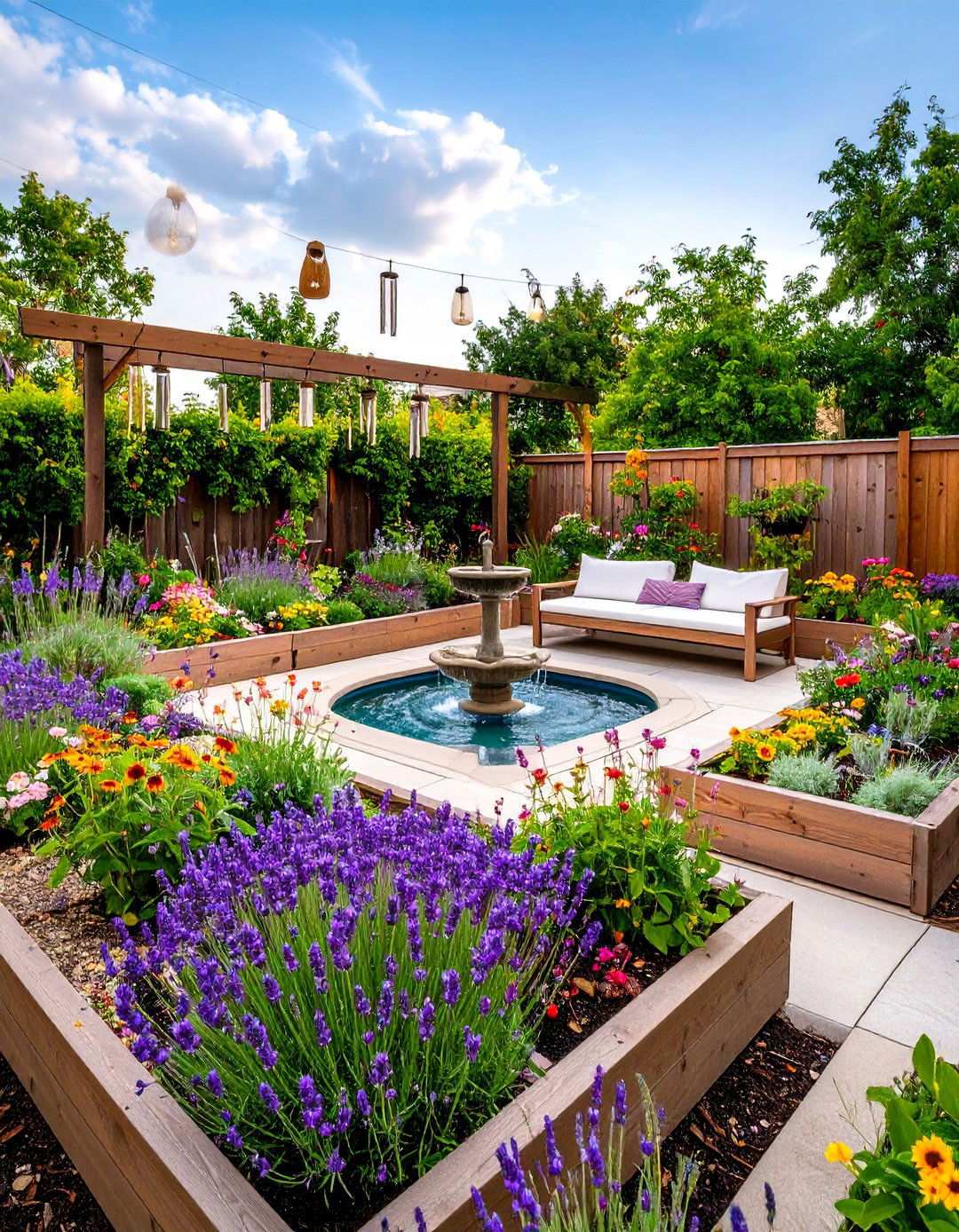 Sensory Garden for Nature Connection - 20 Backyard Ideas for Kids