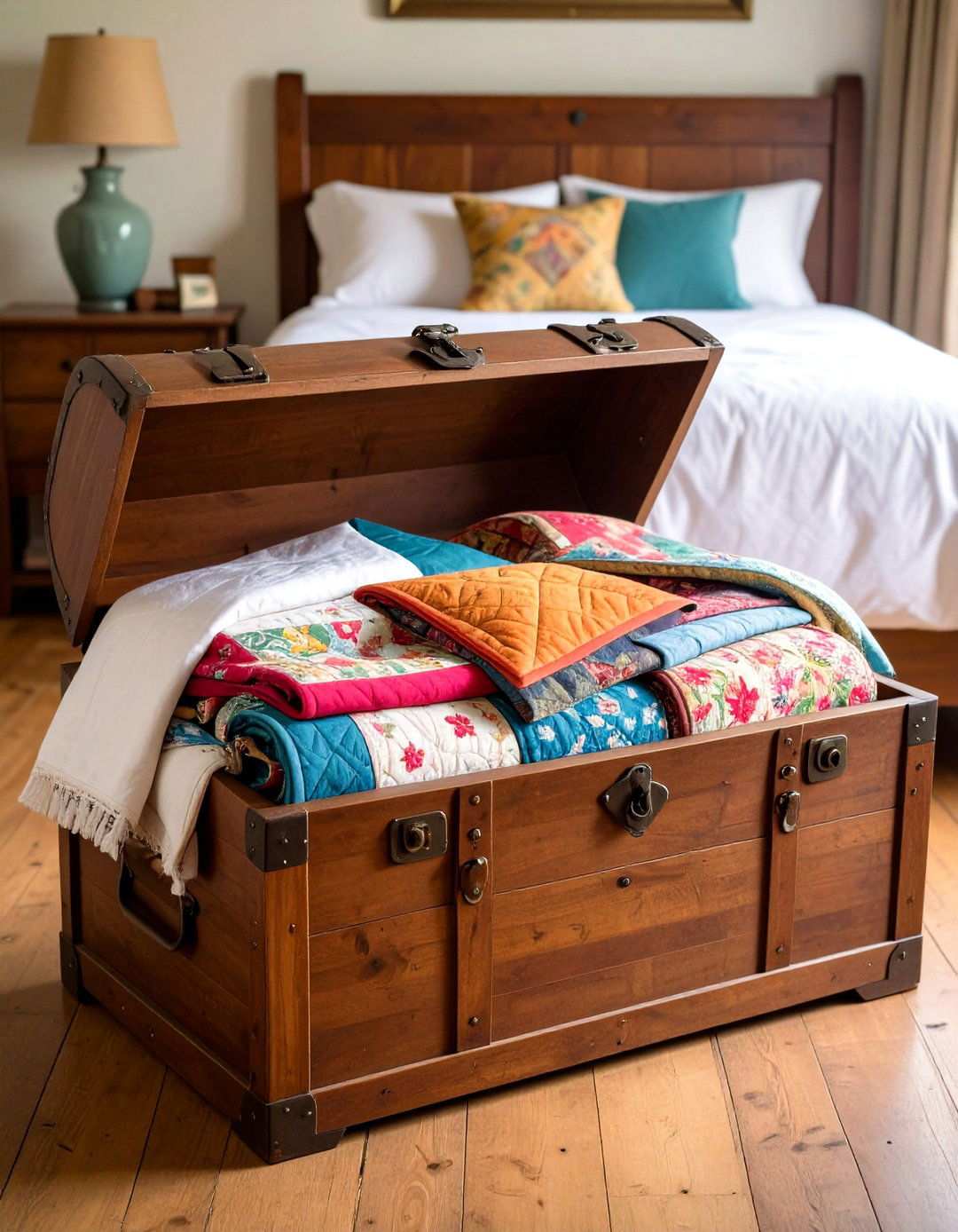 Shelf Dividers Stop Bedding Stacks From Toppling - 20 Bedding Storage Ideas