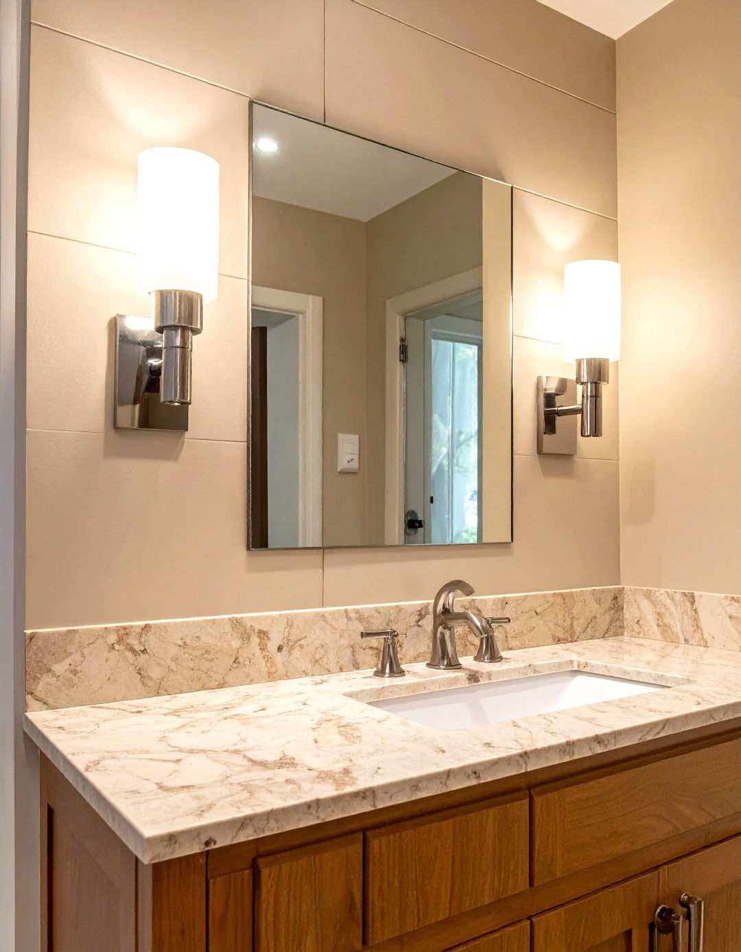Side Mounted Sconces for Shadow Free Bathroom Lighting - 20 Bathroom Lighting Ideas Over Mirror