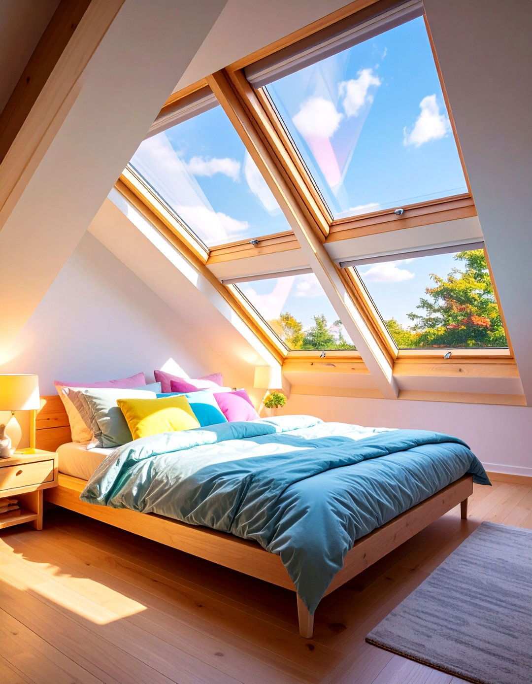 Skylight and Solar Tube Bedroom Lighting for Natural Daylight - 20 Bedroom Lighting Ideas