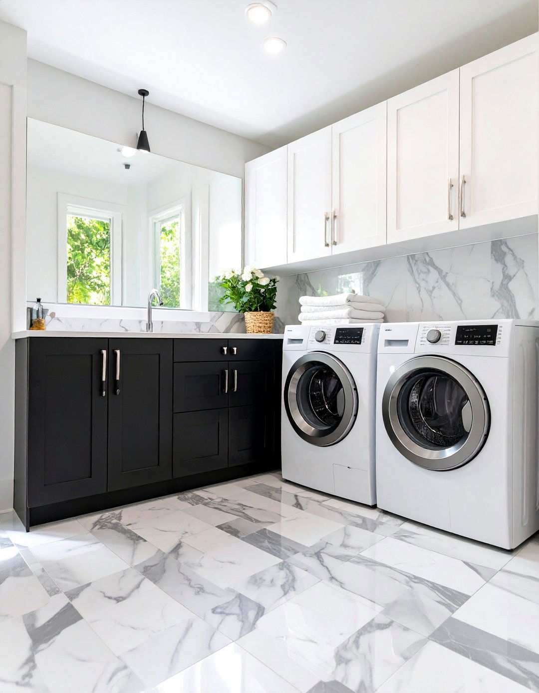 Small Black Laundry Room Maximization - 20 black laundry room ideas