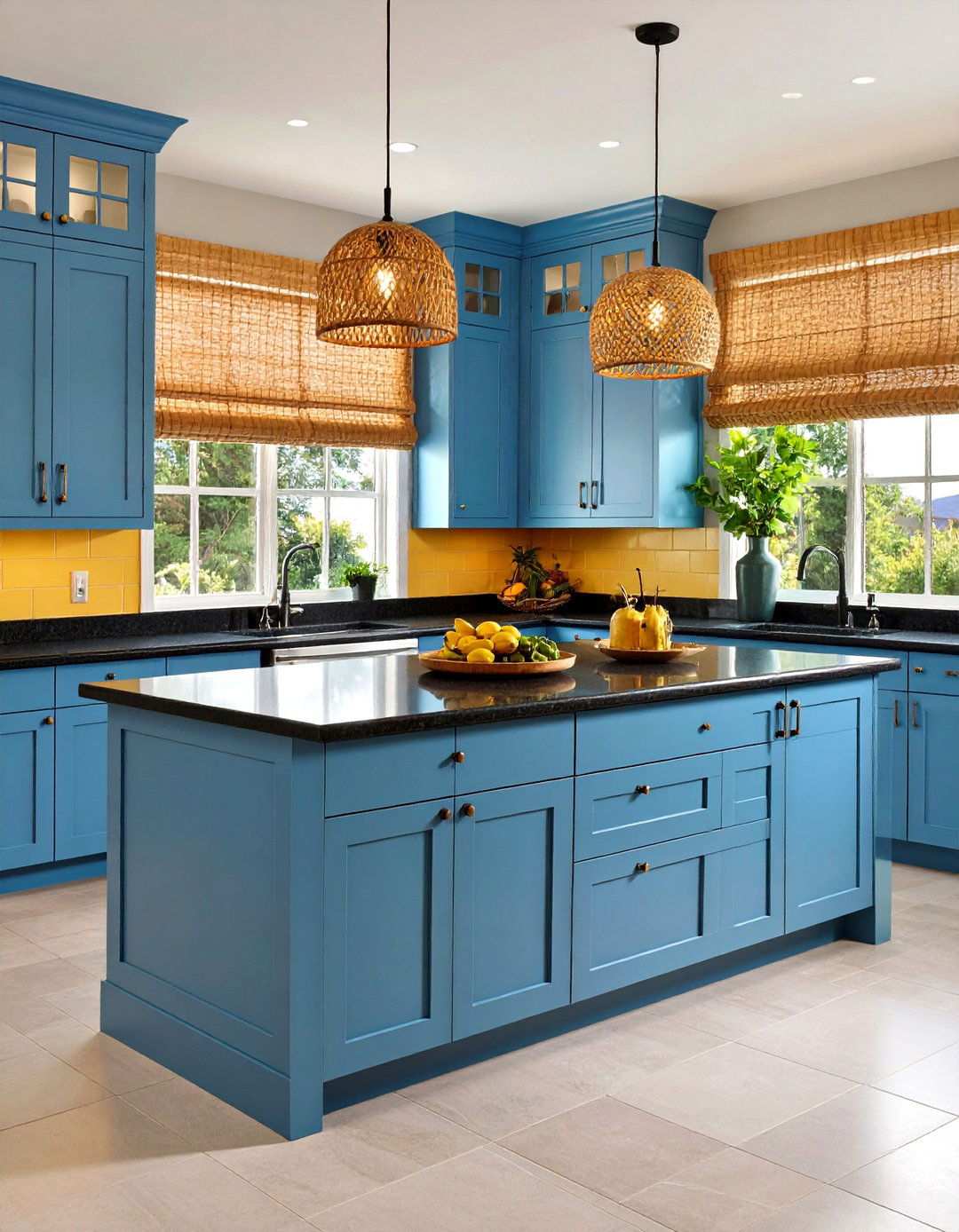 Soft Touch Honed Finish - 20 Black Granite Countertops Kitchen Ideas