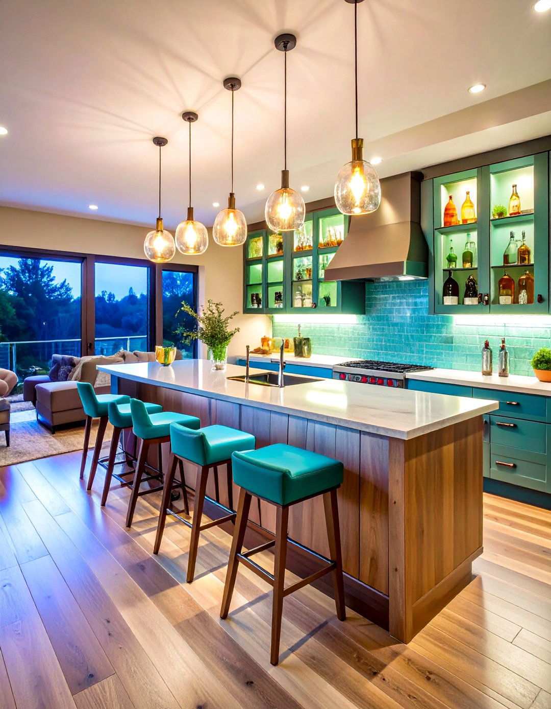 Sophisticated Basement Wet Bar Design - 20 basement decorating ideas