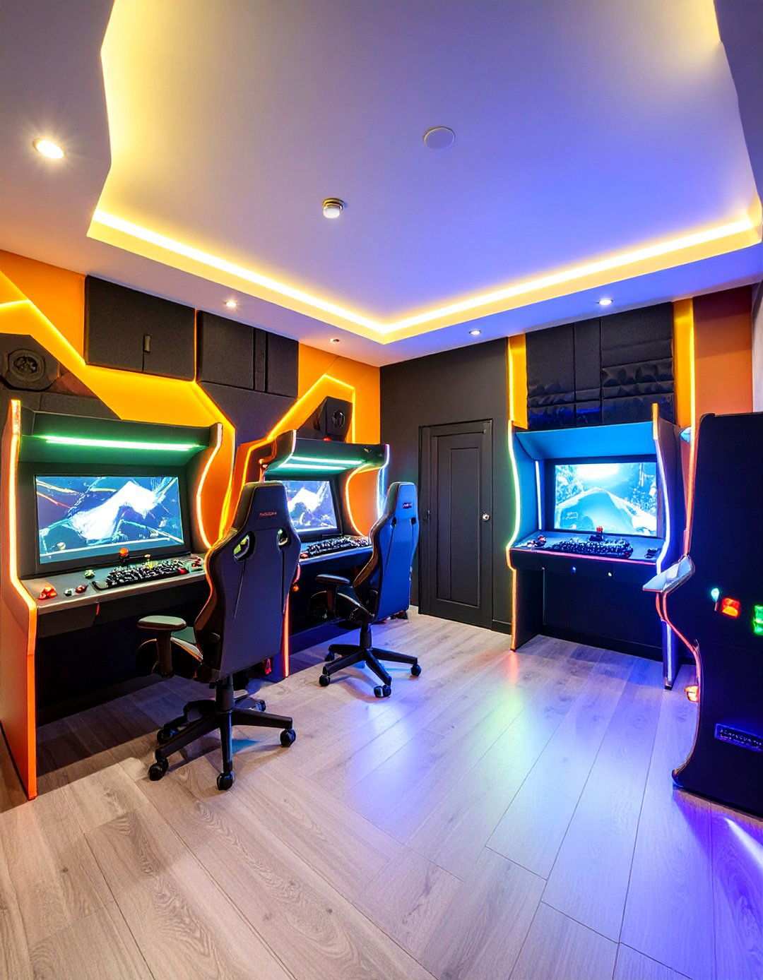 Soundproofed Arcade Room Sanctuary - 20 Arcade Room Ideas