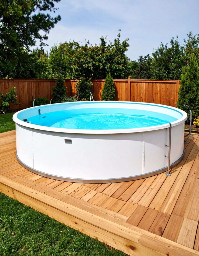 Stock Tank Pool With Minimalist Deck - 20 Backyard Pool Ideas on a Budget