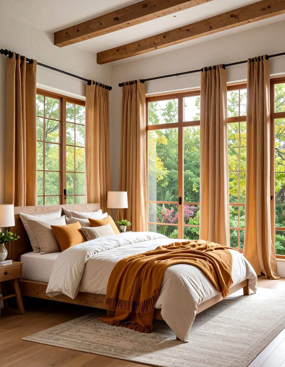 Sustainable Bedroom Curtain Fabrics - 20 Bedroom Curtain Ideas