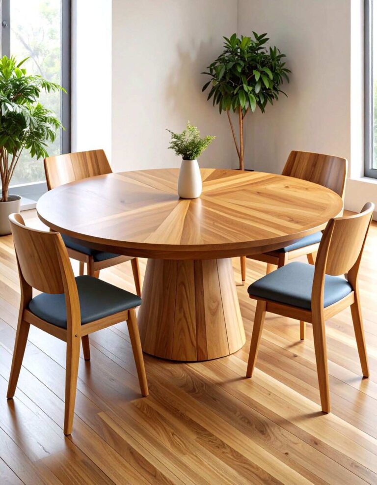 Teak Dining Table Sets for Authentic s Character - 20 70s Dining Room Design Ideas