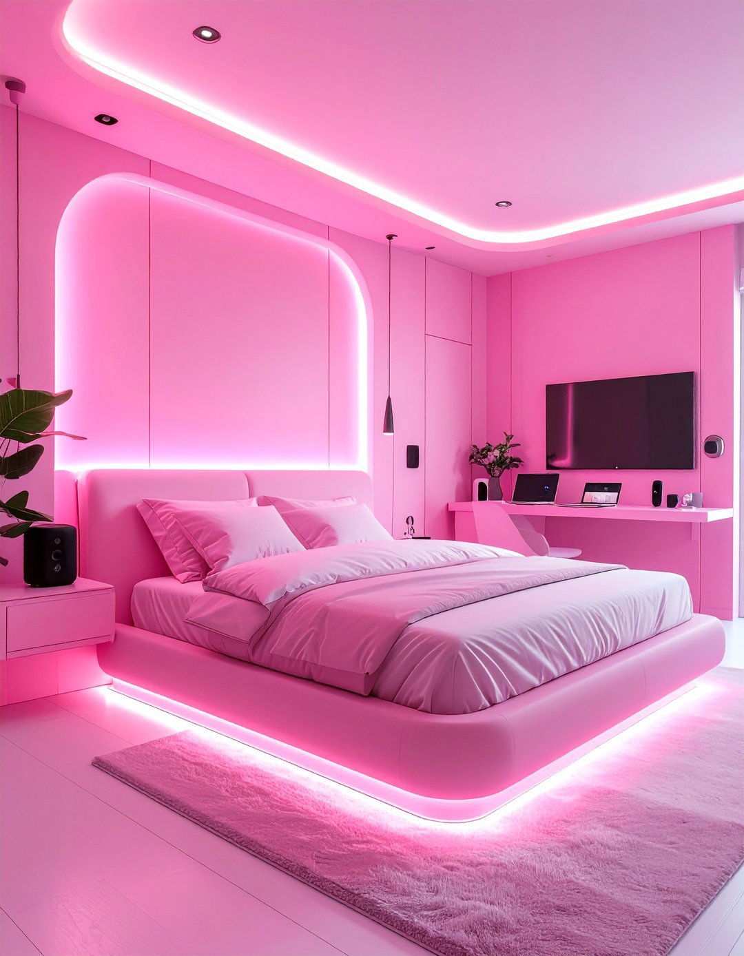 Tech Savvy Modern Barbie Room - 20 Barbie Room Ideas