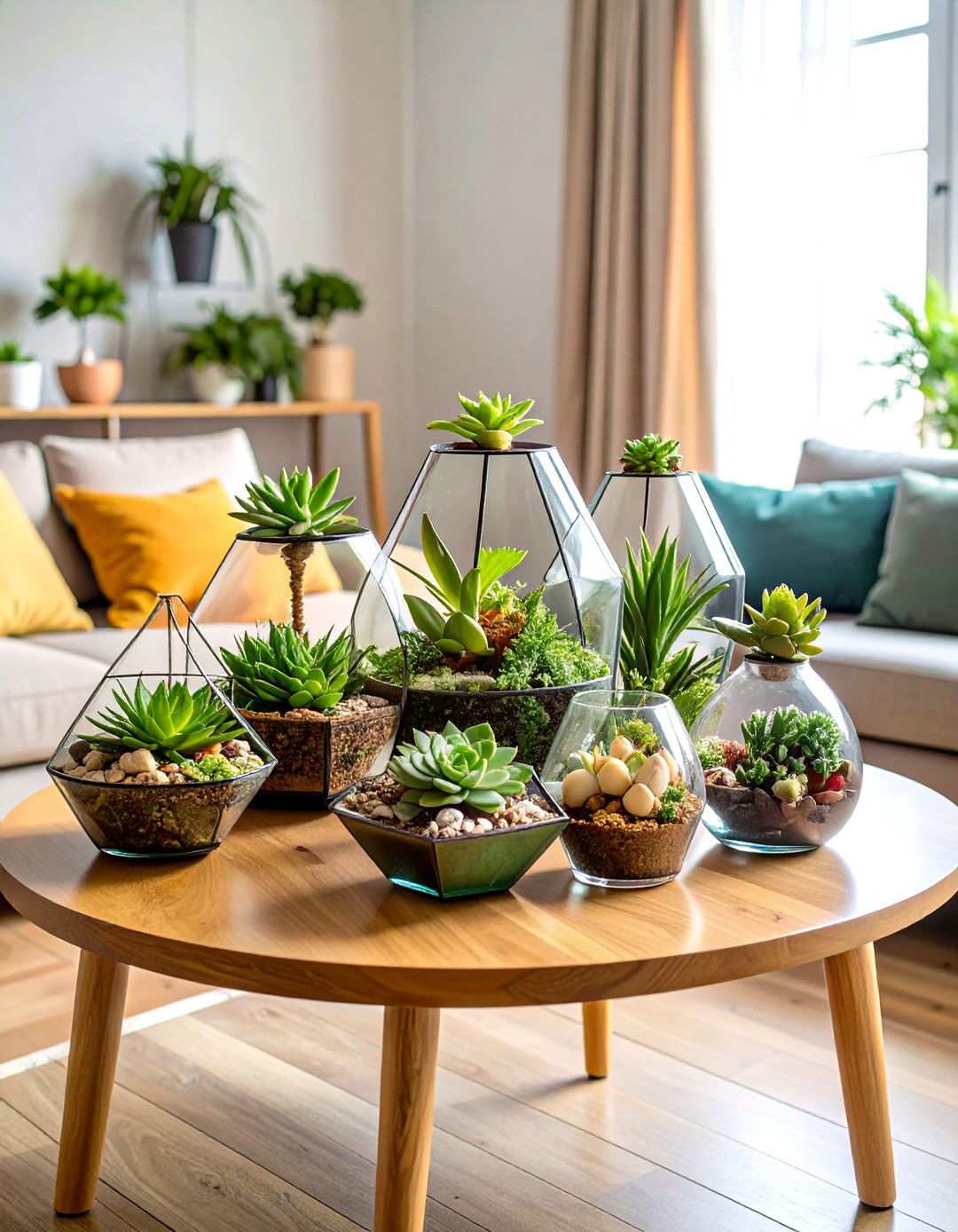 Terrarium Plant Table Centerpiece Collections for Decorating With Plants - 20 Ways Decorating With Plants