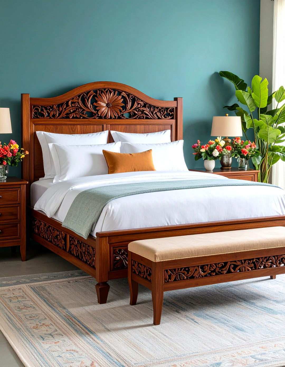 Thai Teak Wood Bedroom Furniture - 20 Asian Bedroom Ideas