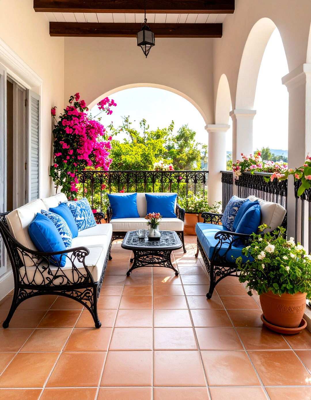 Themed Color Schemes for Balcony Personality - 20 Balcony Ideas