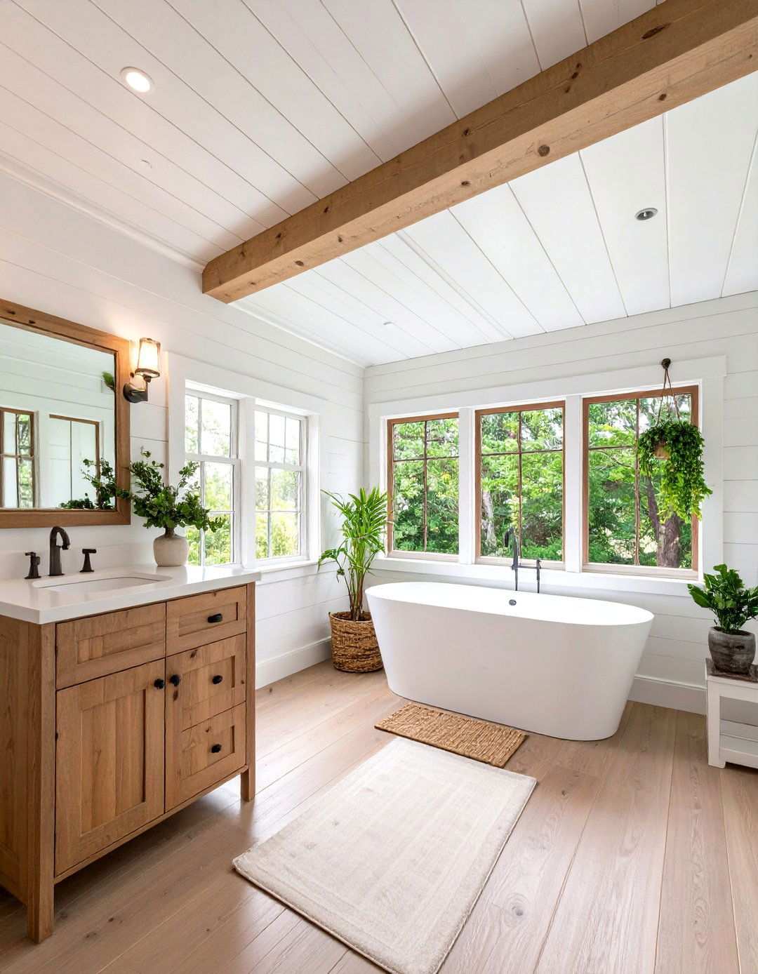 Tongue and Groove Pine Bathroom Ceiling - 20 Bathroom Ceiling Ideas
