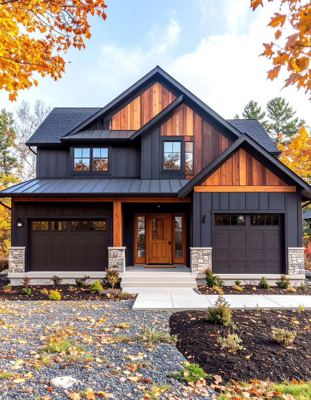 Tried and True Black Paint Colors for Farmhouse Siding - 20 Black Modern Farmhouse Exterior Design Ideas