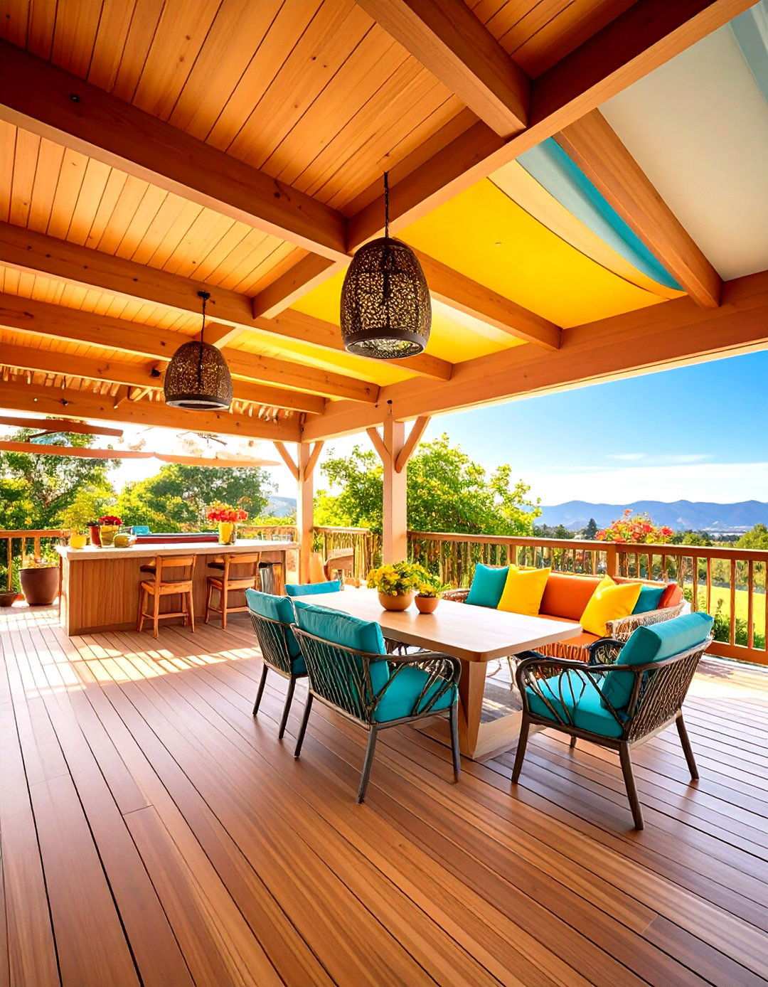 Under Deck Storage and Entertainment Space - 20 2nd Floor Deck Ideas