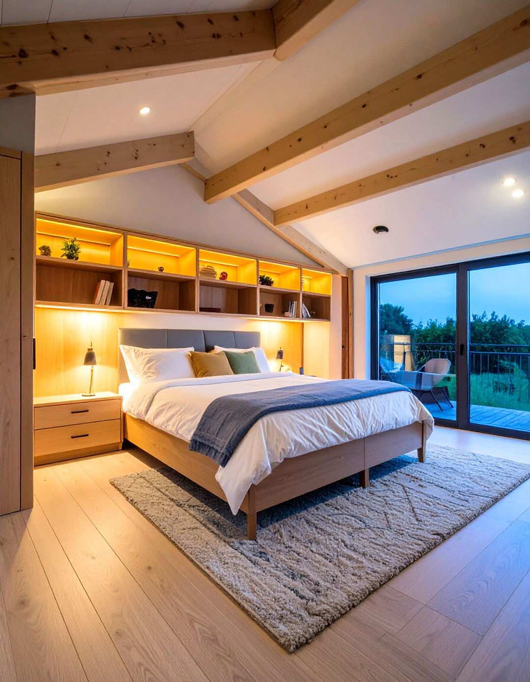 Under Eaves Attic Bedroom Storage - 20 Attic Bedroom Ideas