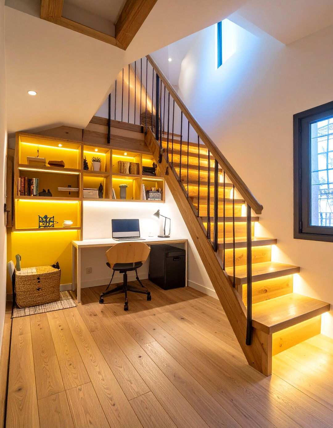 Under Stairs Art Room Nook Creation - 20 Art Room Ideas