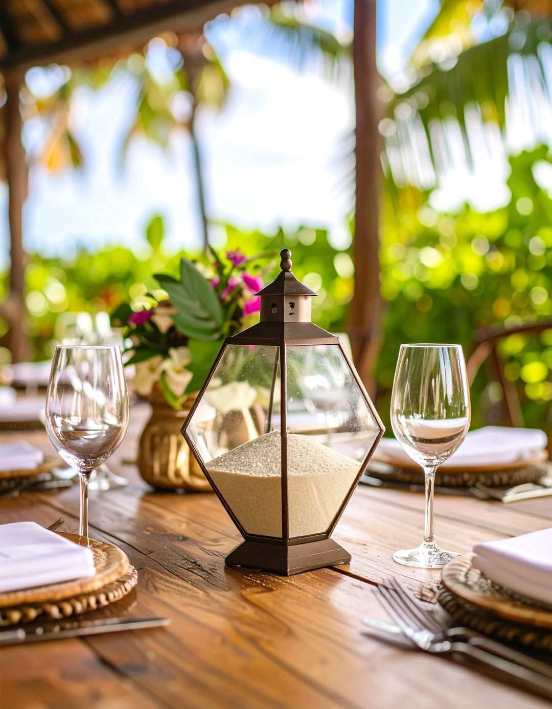 Unity Sand Ceremony Keepsake - 20 Beach Wedding Ideas