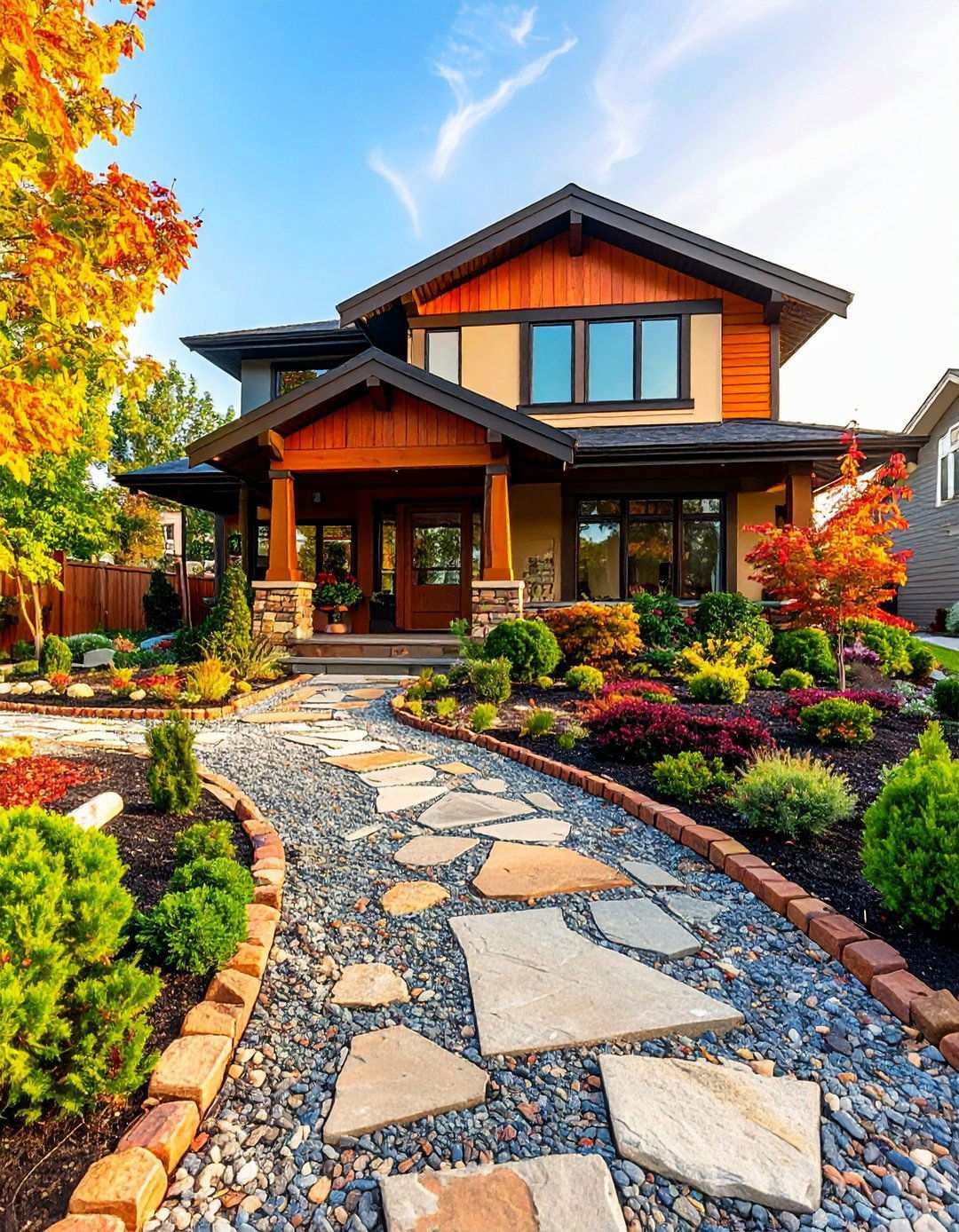 Upgrade to Permeable Paver Driveways - 20 Aesthetic House Exterior Ideas