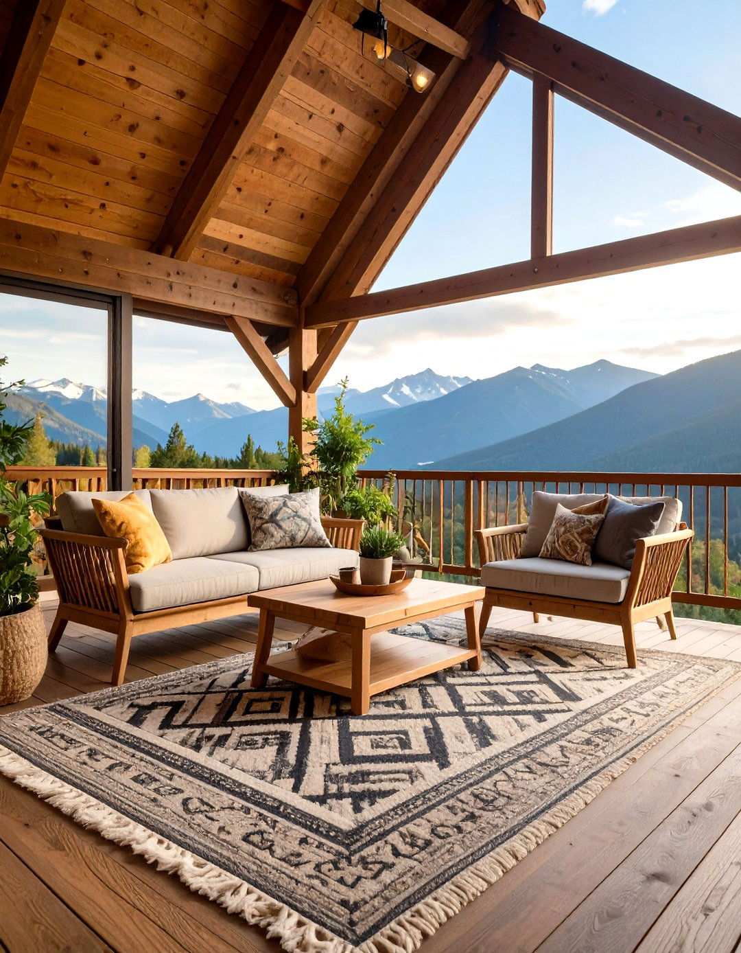 Versatile Outdoor Living Spaces and Entertainment Areas - 20 a Frame House With Balcony