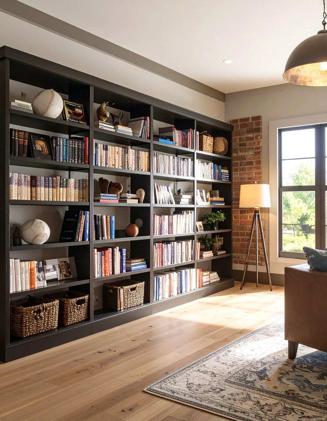 Vintage Baseball Book and Magazine Display - 20 Baseball Room Decor Ideas