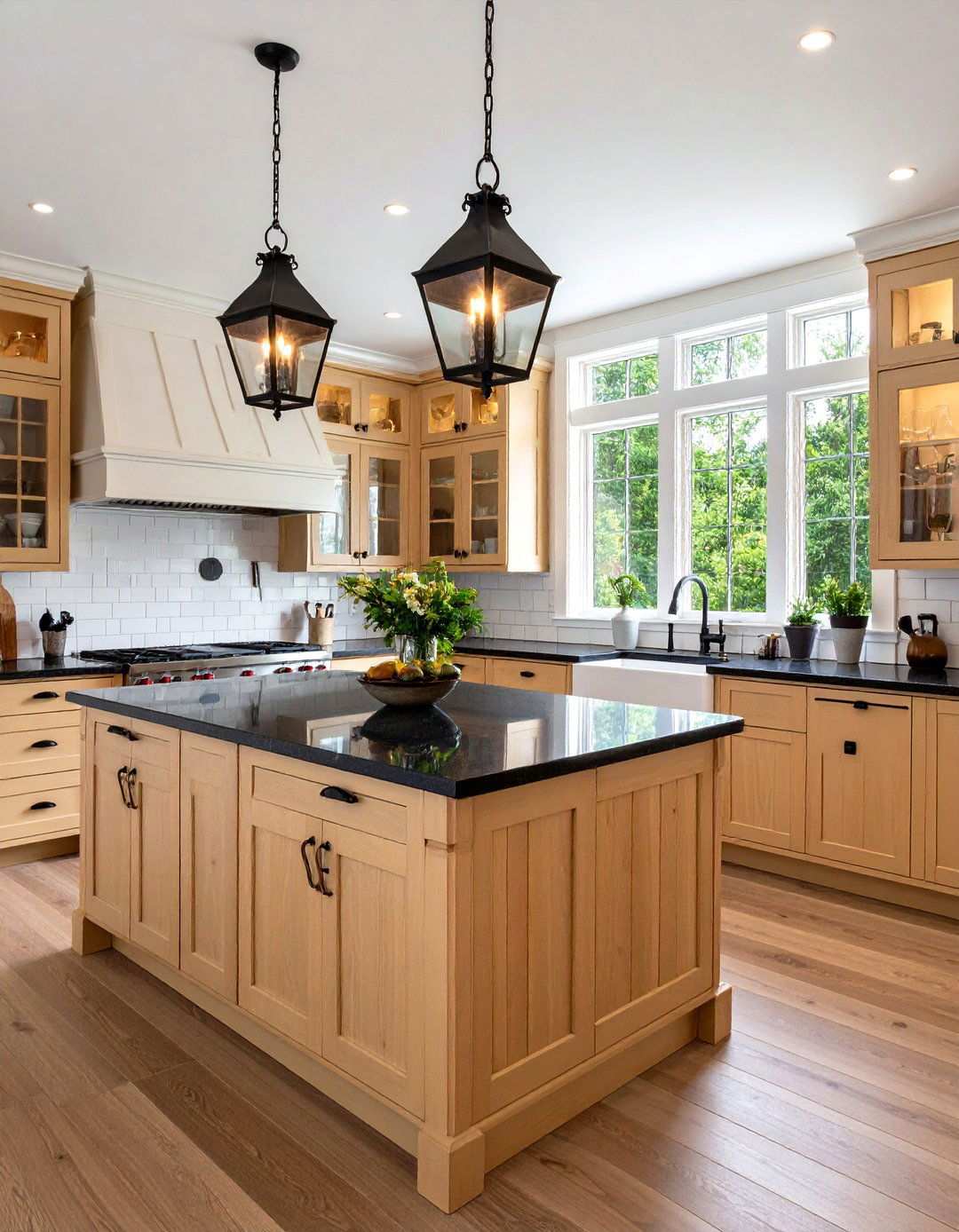 Vintage Farmhouse Flair - 20 Black Granite Countertops Kitchen Ideas