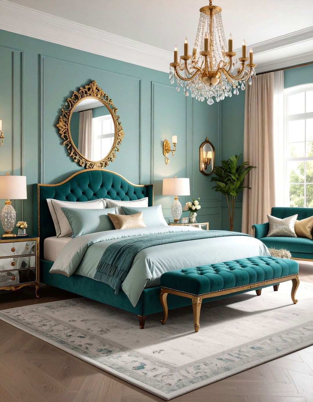 Vintage Glam Bedroom Sparkle - 20 Bedroom Ideas for Women