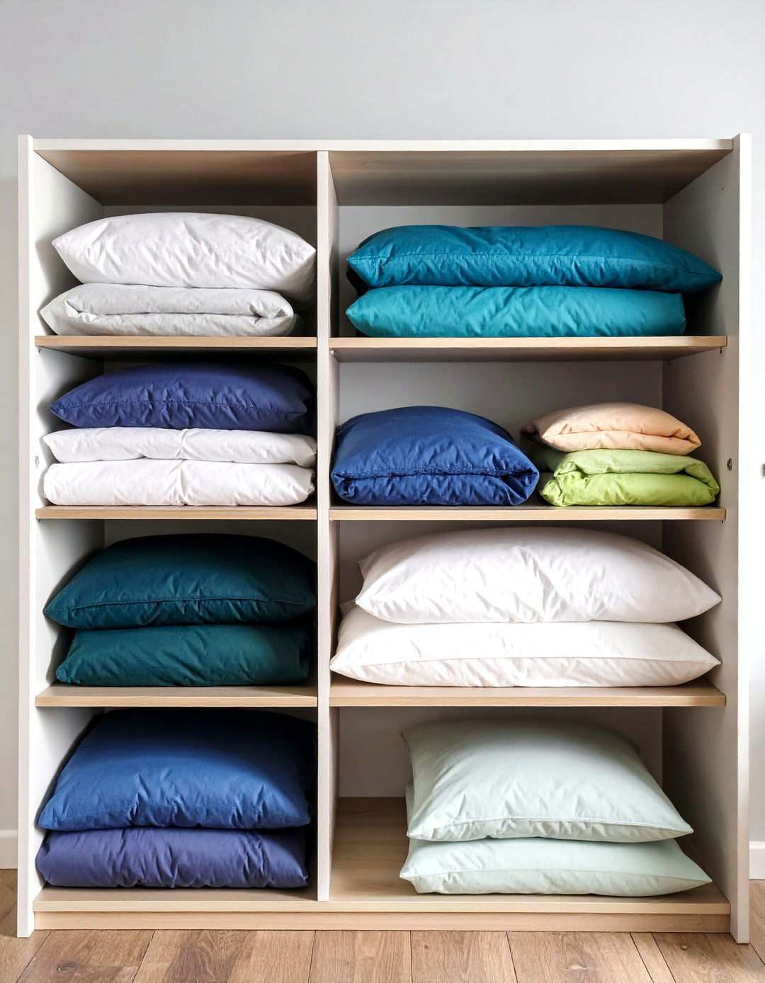 Vintage Suitcases Turn Into Charming Bedding Storage - 20 Bedding Storage Ideas