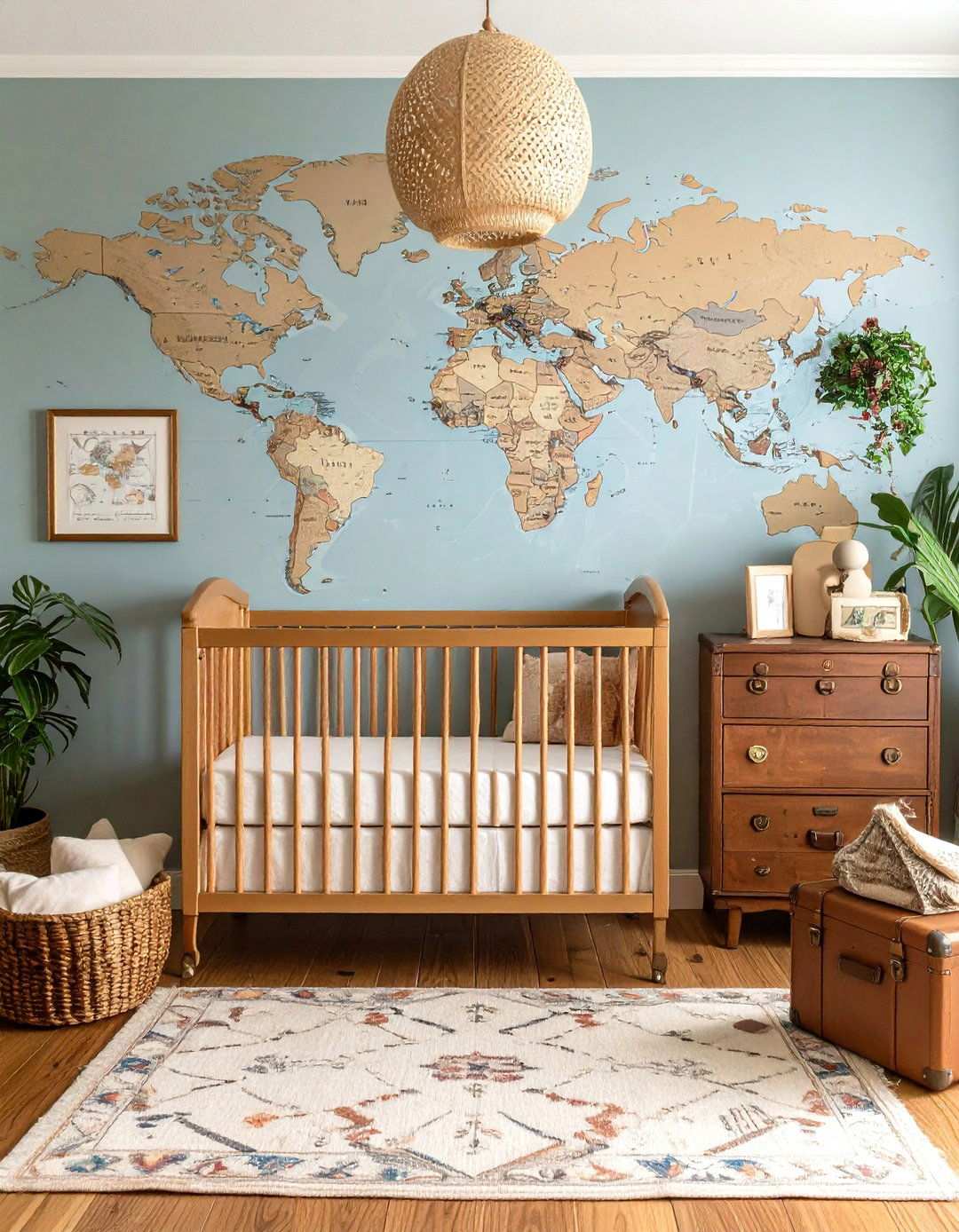 Vintage Travel Nursery - 20 Baby Boy Nursery Ideas