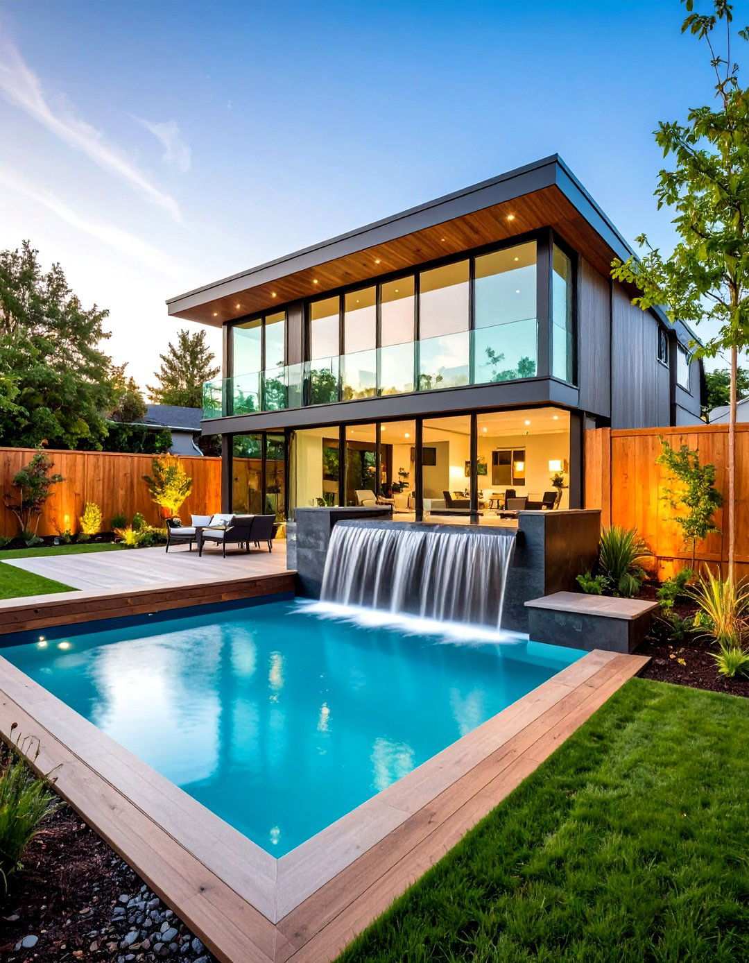 Wall Mounted Waterfall System - 20 Backyard Waterfall Ideas