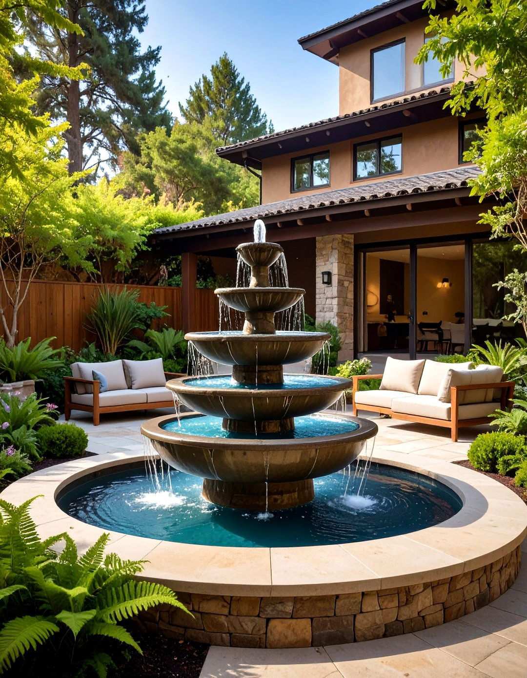 Water Features for Tranquil Backyard Spaces - 20 Backyard Decor Ideas